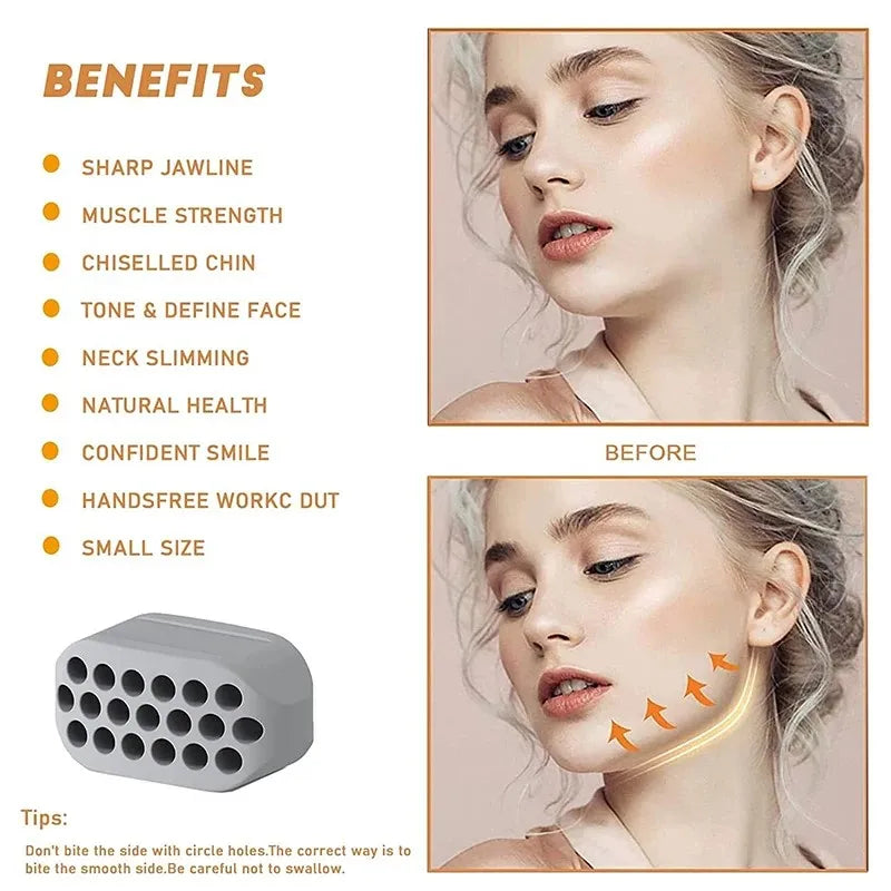 Silicone Jaw Exerciser & Jawline Toner