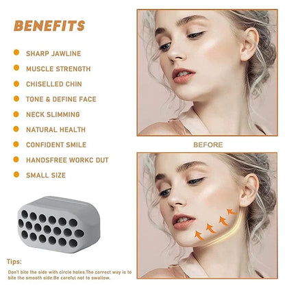 Silicone Jaw Exerciser & Jawline Toner