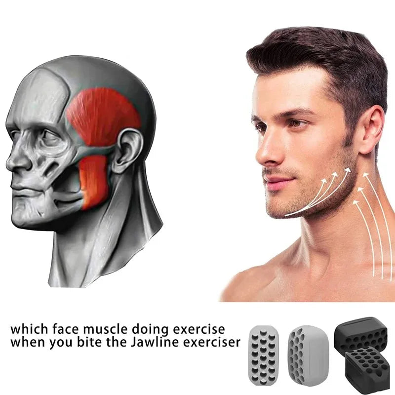 Silicone Jaw Exerciser & Jawline Toner