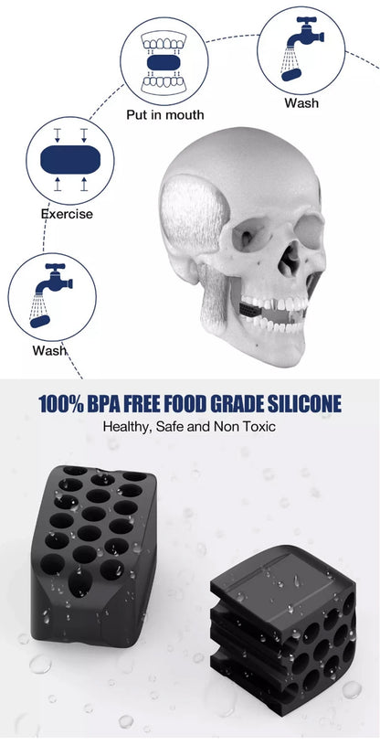 Silicone Jaw Exerciser & Jawline Toner